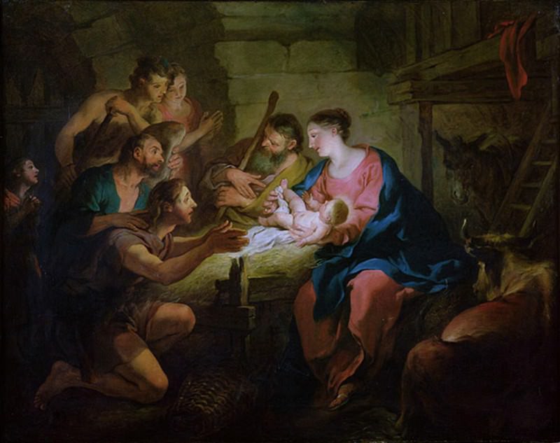 The Adoration of the Shepherds. Jean Francois De Troy