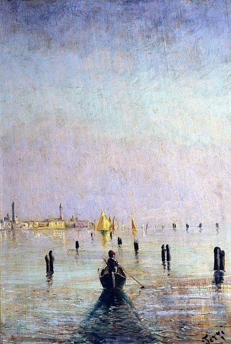 Вид на бассейн Сан-Марко в Венеции. Луиджи Терзи
