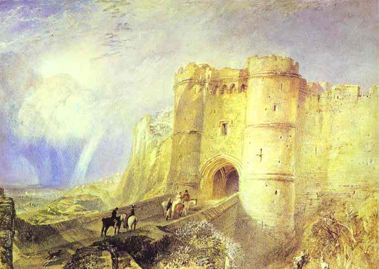 William Turner - Carisbrook Castle, Isle of Wight. Joseph Mallord William Turner