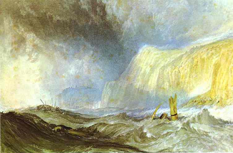 William Turner - Shipwreck off Hastings. Joseph Mallord William Turner