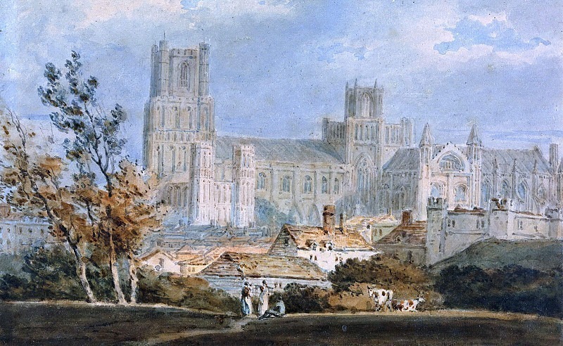 View of Ely Cathedral. Joseph Mallord William Turner