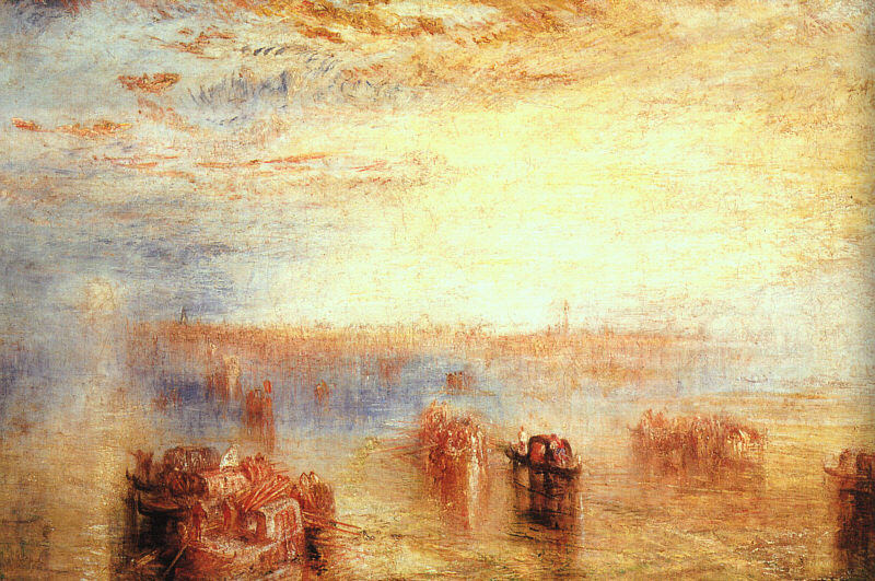 Turner Joseph Approach to Venice 1843. Joseph Mallord William Turner