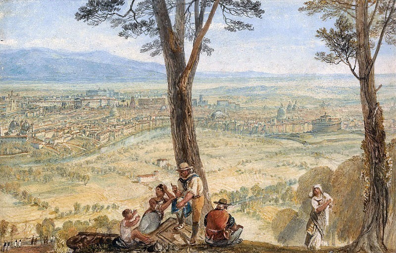 Вид на Рим с Монте Марио. Джозеф Уильям Мэллорд Тёрнер