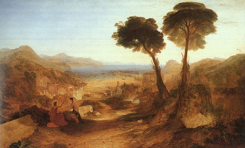 Turner Joseph The Bay of Baiae with Apollo and the Sibyl. Джозеф Уильям Мэллорд Тёрнер
