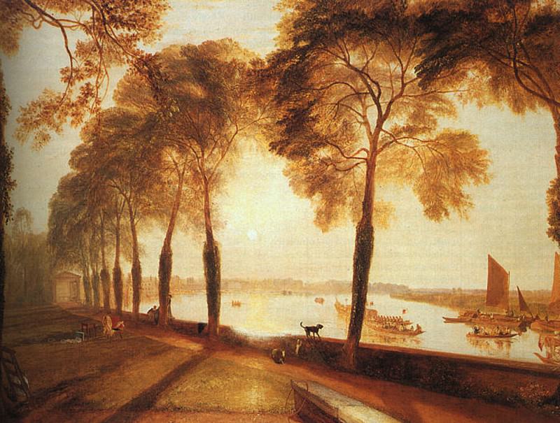 Turner Joseph Mortlake Terrace 1826. Joseph Mallord William Turner
