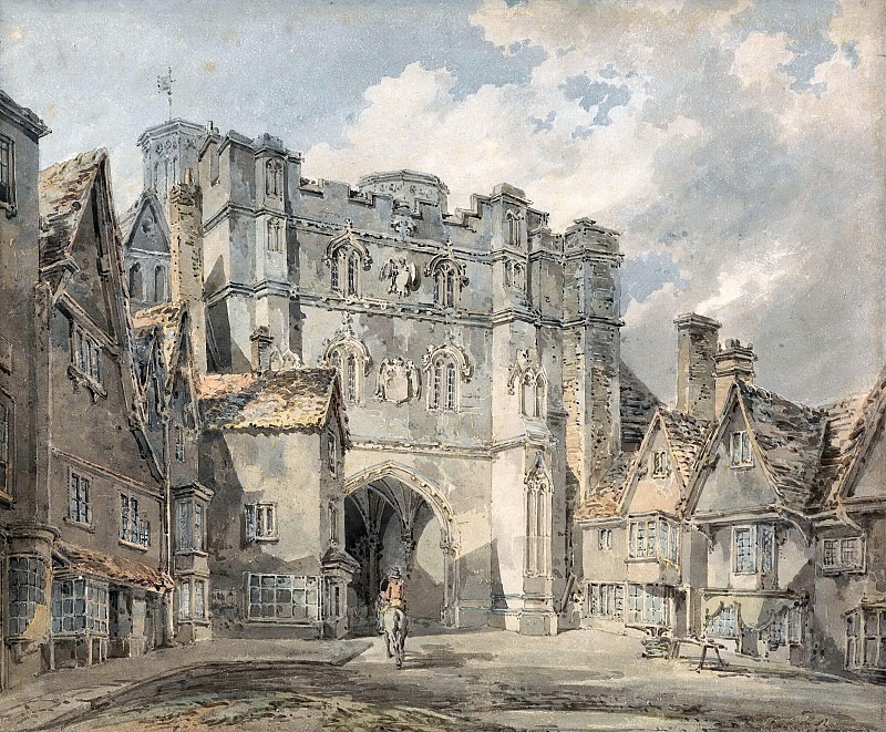 Christ Church Gate, Canterbury. Joseph Mallord William Turner