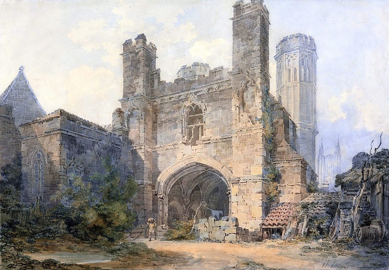 Saint Augustine’s Gate, Canterbury. Joseph Mallord William Turner
