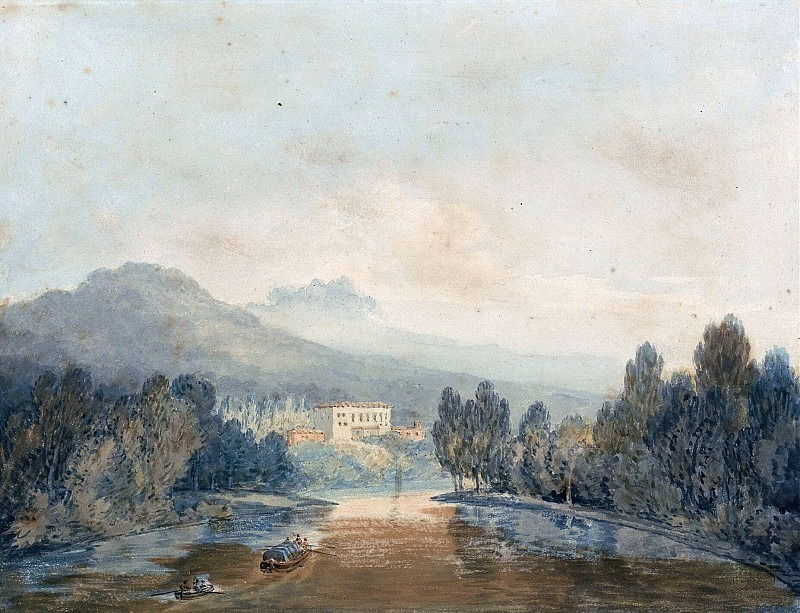 Villa Salviati on the Arno. Joseph Mallord William Turner