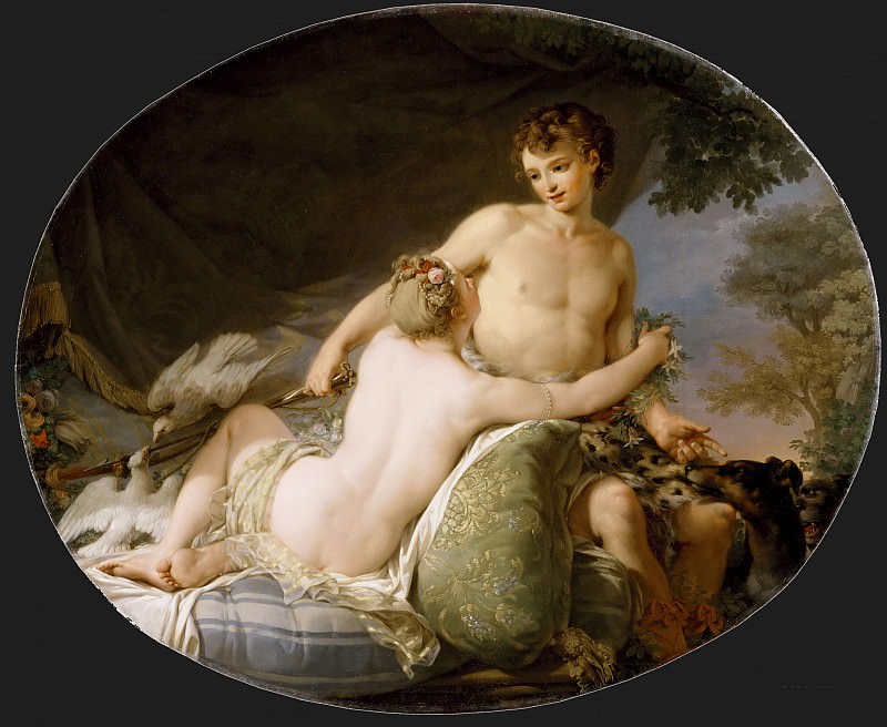 Venus and Adonis. Hugues Taraval