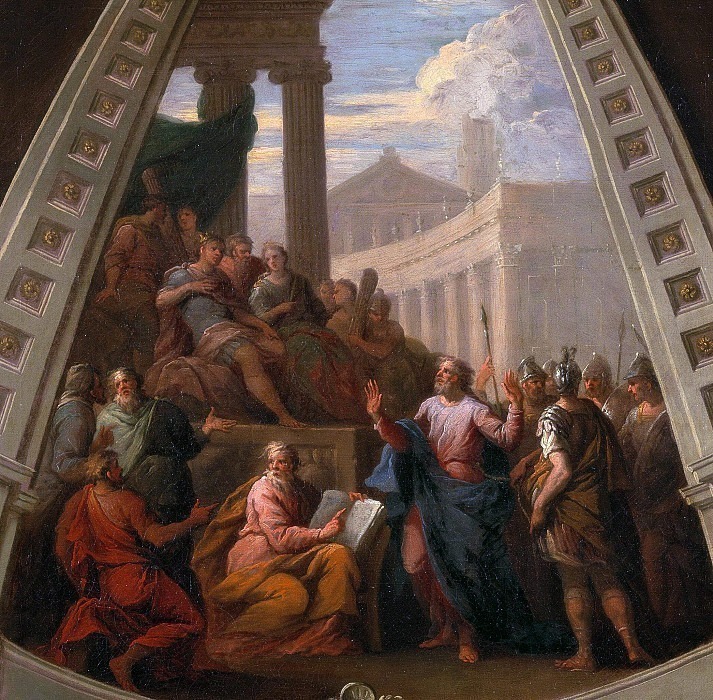 Святой Павел перед Агриппой. Джеймс Торнхилл
