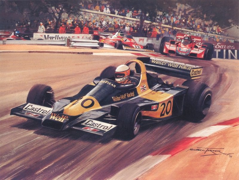 Cmamtmon 039 1977 first monaco victory for checkter. Michael Turner