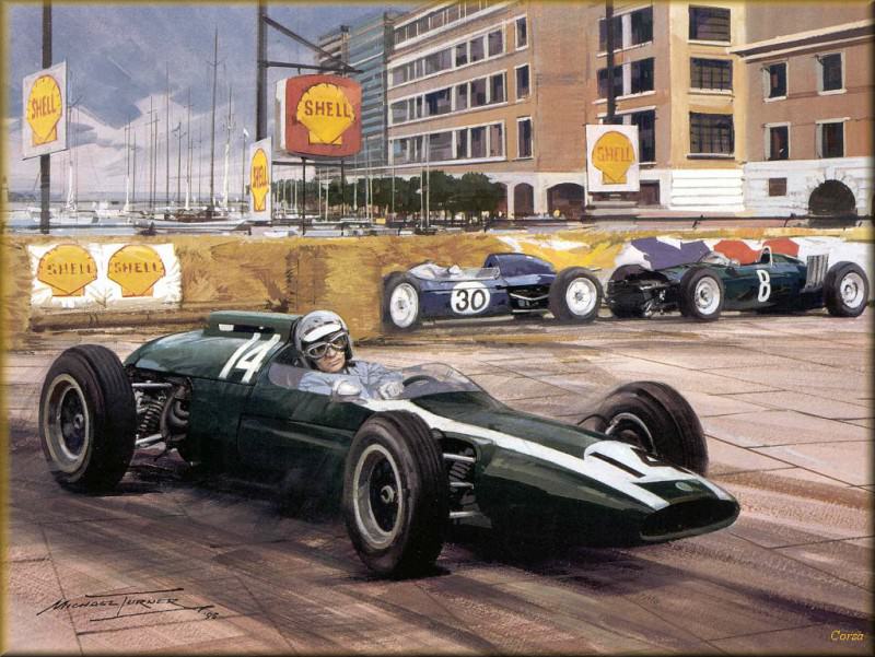 CorsaScan 017 Bruce McLaren 1962 Monaco. Майкл Тернер
