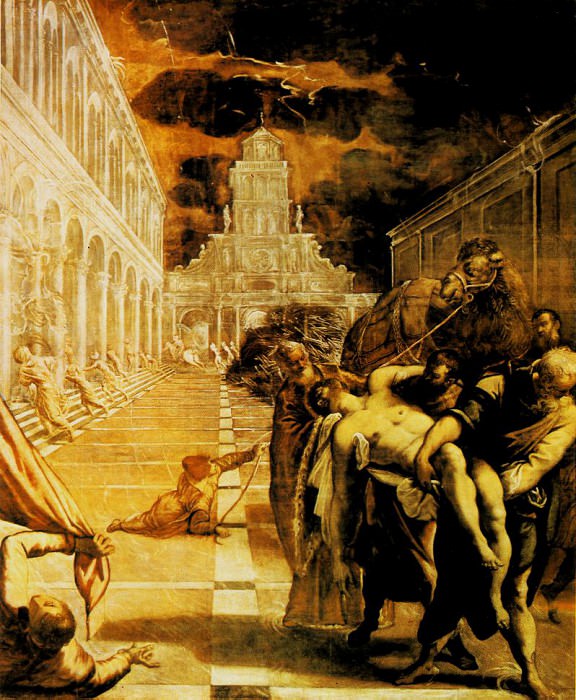The Stealing of the Dead Body of St Mark WGA. Tintoretto (Jacopo Robusti)