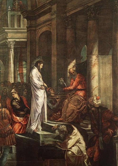 Tintoretto Christ before Pilate. Tintoretto (Jacopo Robusti)