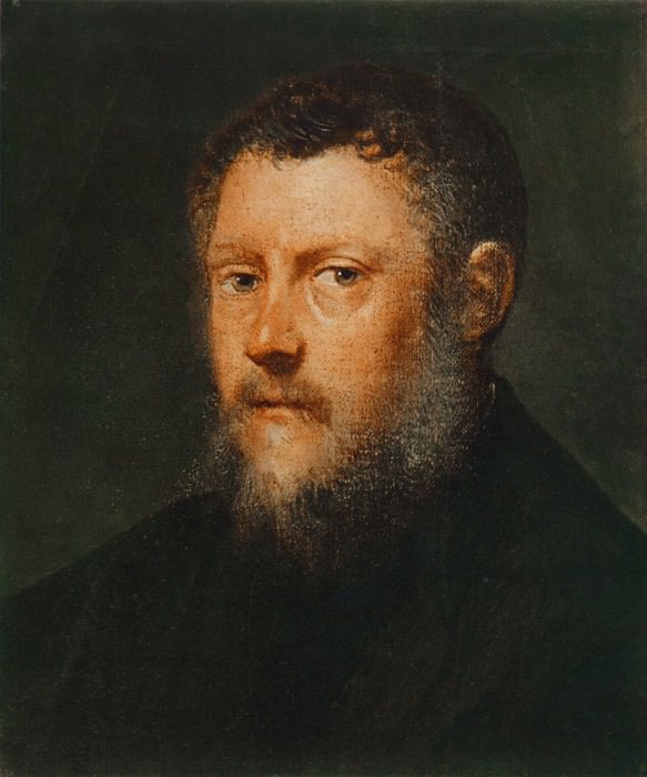 Portrait of a Man (fragment). Tintoretto (Jacopo Robusti)