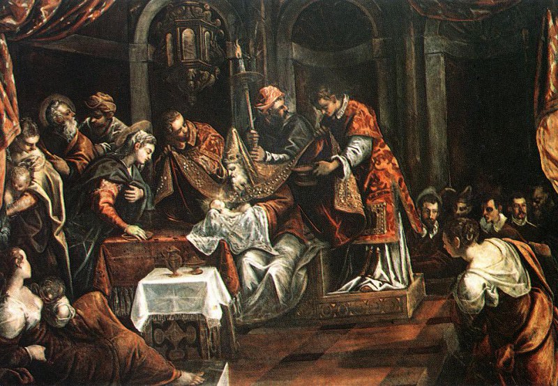 Tintoretto The Circumcision. Тинторетто (Якопо Робусти)