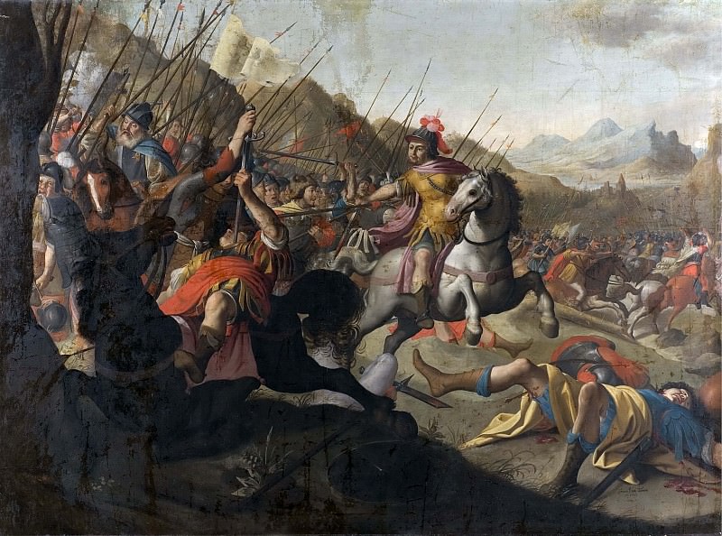 A Roman Battle. Simon Peter Tilemann