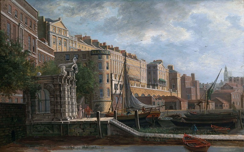 York Water-Gate and the Adelphi. Daniel Turner