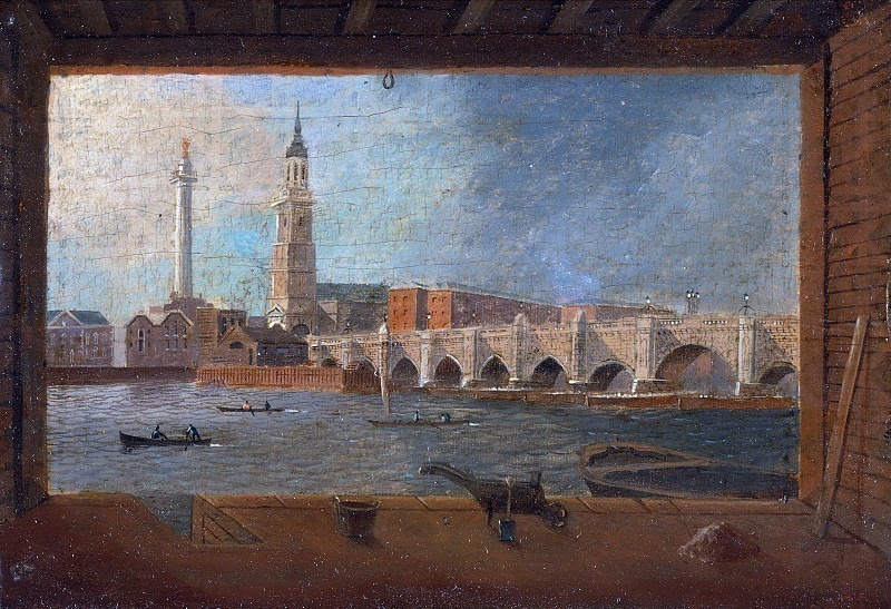 A View of London Bridge. Daniel Turner