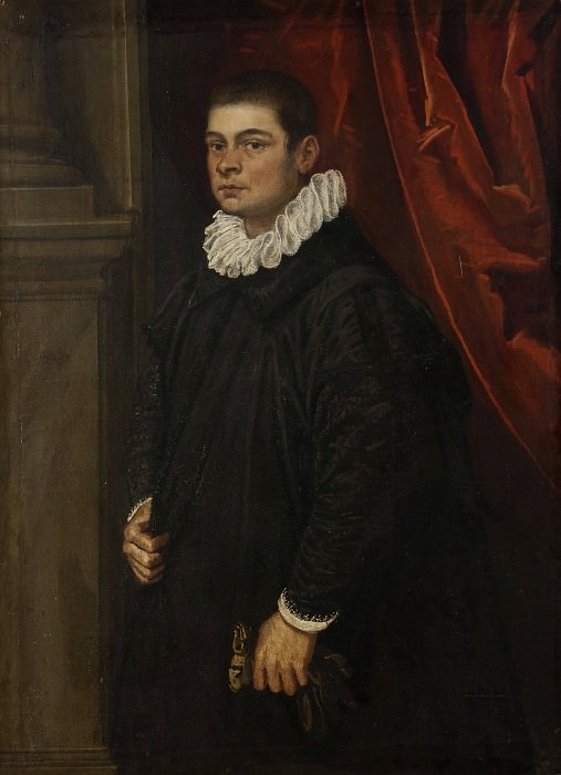 Portrait of a Young Man, possibly G. Pesaro. Domenico Tintoretto