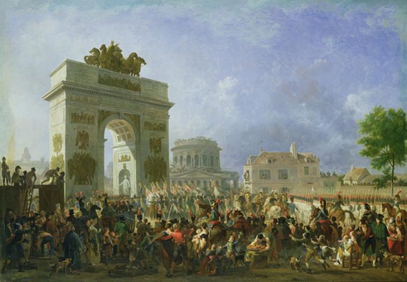 Entry of the Imperial Guard into Paris at the Barriere de Pantin, 25th November 1807. Nicolas Antoine Taunay