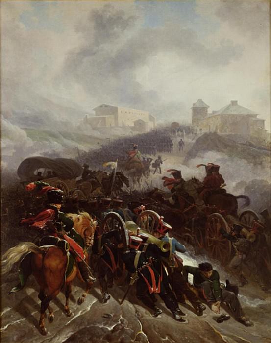 The French Army Crossing the Sierra de Guadarrama, Spain, December 1808. Nicolas Antoine Taunay