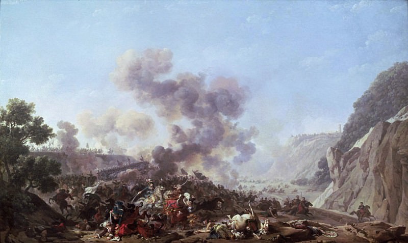 Генерал Жан Андош Жюно (1771-1813) в битве у Назарета, 8 апрель 1799 года. Николя Антуан Тоне