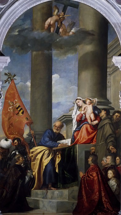 Madonna of Ca’Pesaro. Titian (Tiziano Vecellio)