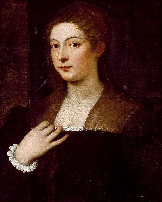 Portrait of a Lady. Titian (Tiziano Vecellio) (attr)