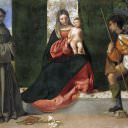 Мадонна с Mладенцем со свв Антонием Падуанским и Рохом, Тициан (Тициано Вечеллио)