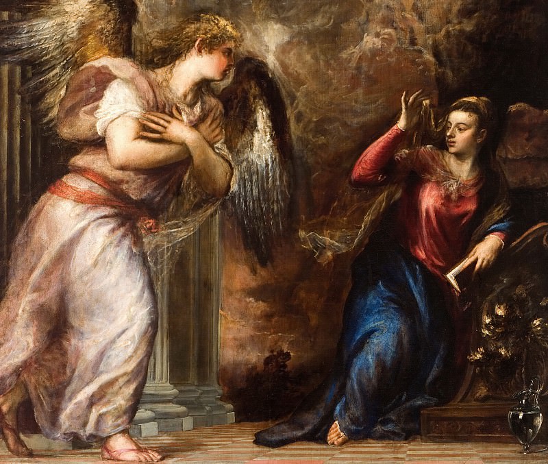 Annunciation. Titian (Tiziano Vecellio)