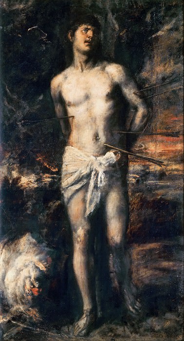 Saint Sebastian. Titian (Tiziano Vecellio)