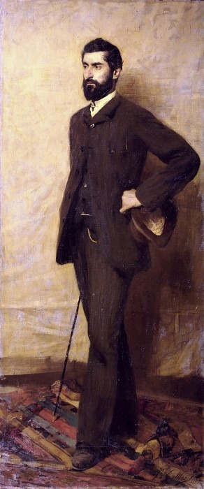 Portrait of Mr. Anadone. Cesare Tallone