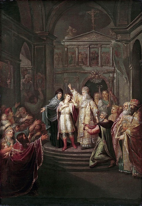 The calling of Mikhail Fedorovich Romanov to the kingdom on March 14, 1613