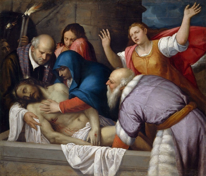 The Entombment of Christ. Unknown painters (Venetian school)
