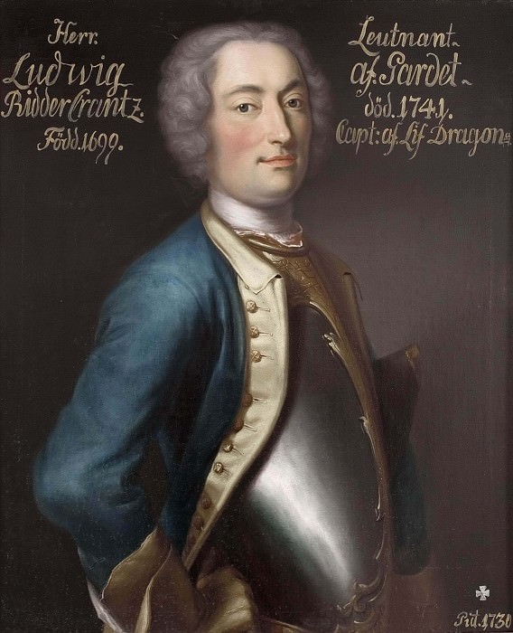 Ludvig Riddercrantz (1697-1742). Unknown painters