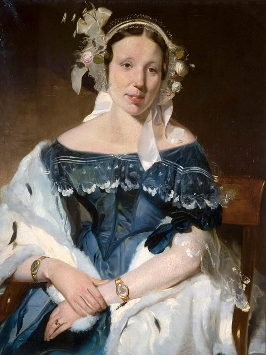 Р.Т. Ботт - Портрет женщины. Неизвестные художники