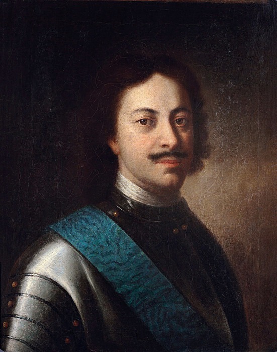 Portrait of Peter I. Unknown painters