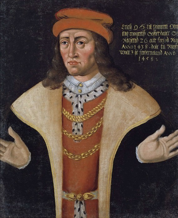 Erik I (1382-1459), Duke of Pomerania King of Denmark Norway and Sweden. Unknown painters