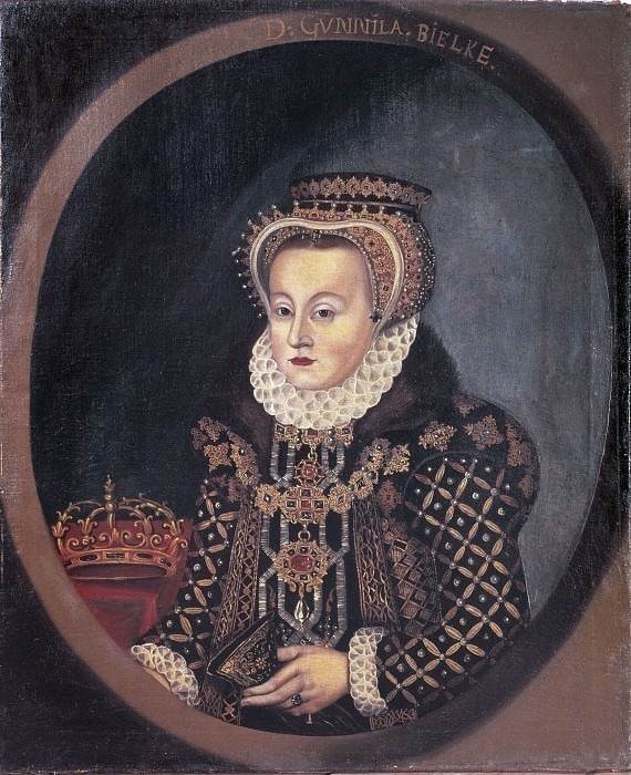 Gunilla Bielke (1568-1597), Queen of Sweden. Unknown painters