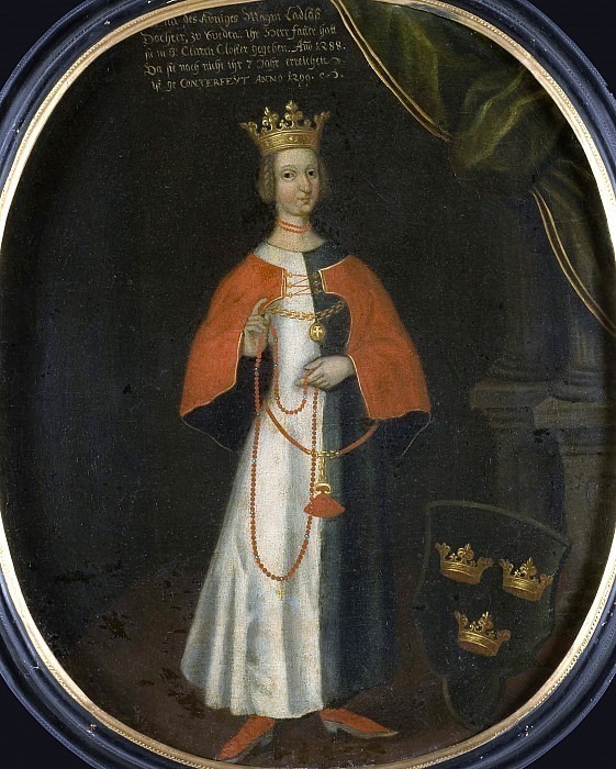 Holy Queen of Sweden Princess of Holstein. Unknown painters