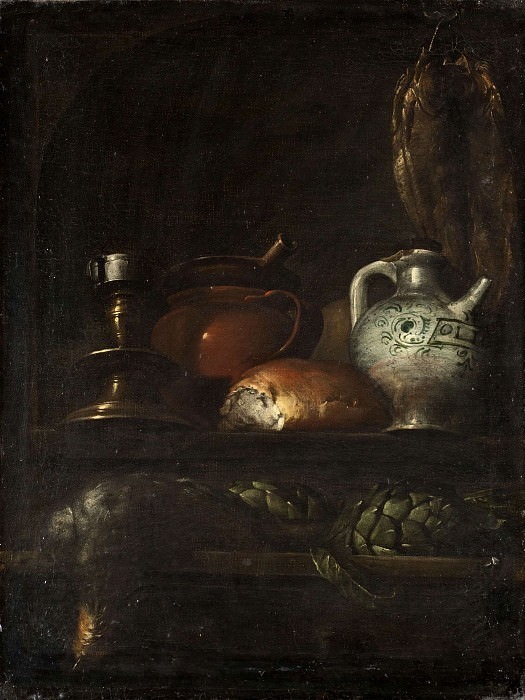 Still Life in a Kitchen. Unknown painters