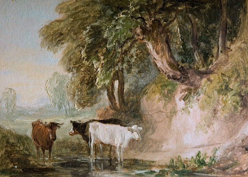 Pastoral Scene With Cattle. Unknown painters