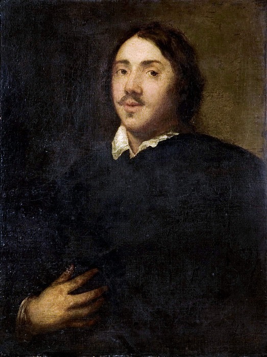Portrait Of A Gentleman In Black. Unknown painters (Dutch School)