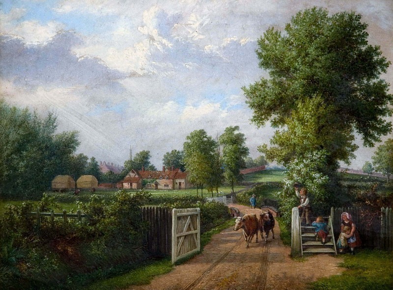 Hind’s Farm Sparkhill, Birmingham. Unknown painters (J. Jolly)