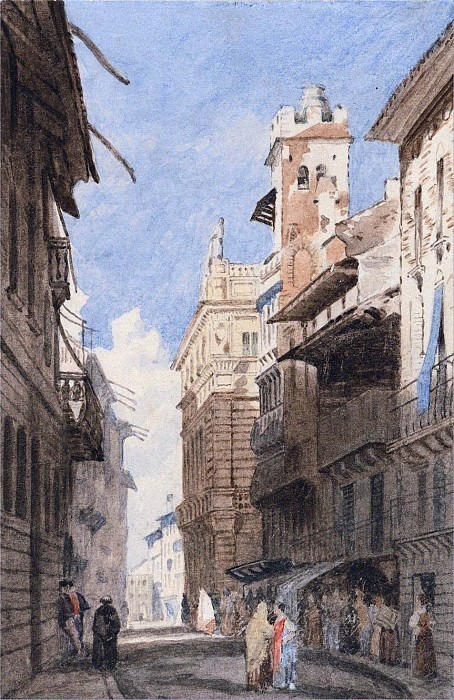 View of Verona. Unknown painters
