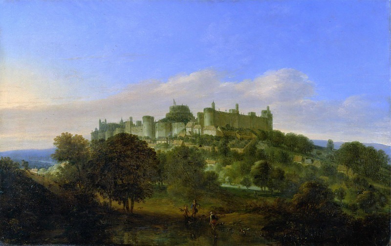 Windsor Castle from the South. Unknown painters