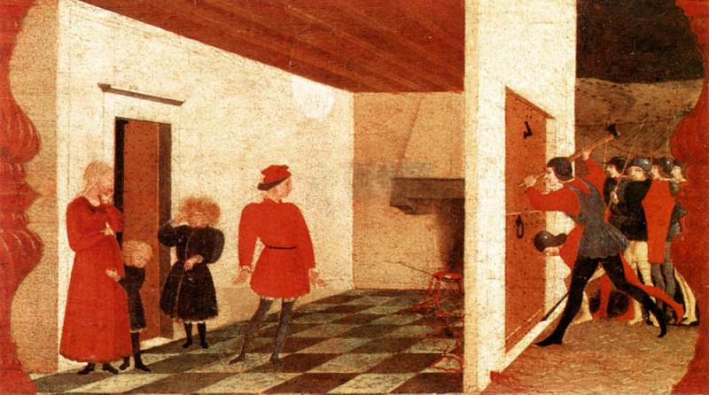 UCCELLO Paolo Miracle Of The Desecrated Host Scene 2. Paolo Uccello