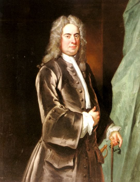 Portrait Of A Gentleman. John Vanderbank