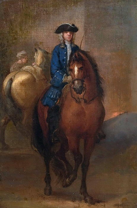 A Young Gentleman Riding a Schooled Horse. John Vanderbank